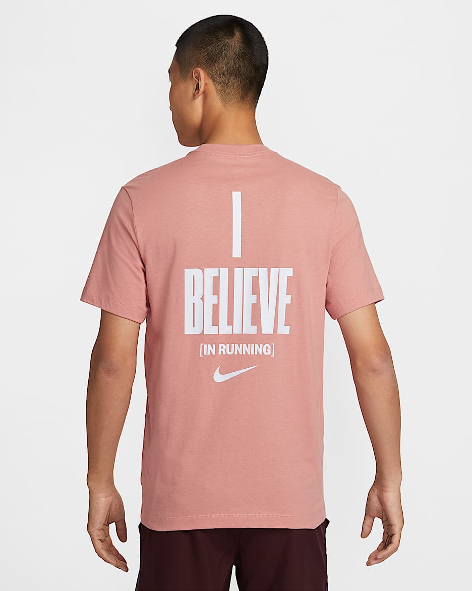 ■Nike■ Running T-shirt M White HJ3685100 HJ3685-100 Men's Dri-FIT Trail T-Shirt (100 - White) — TC Running Co